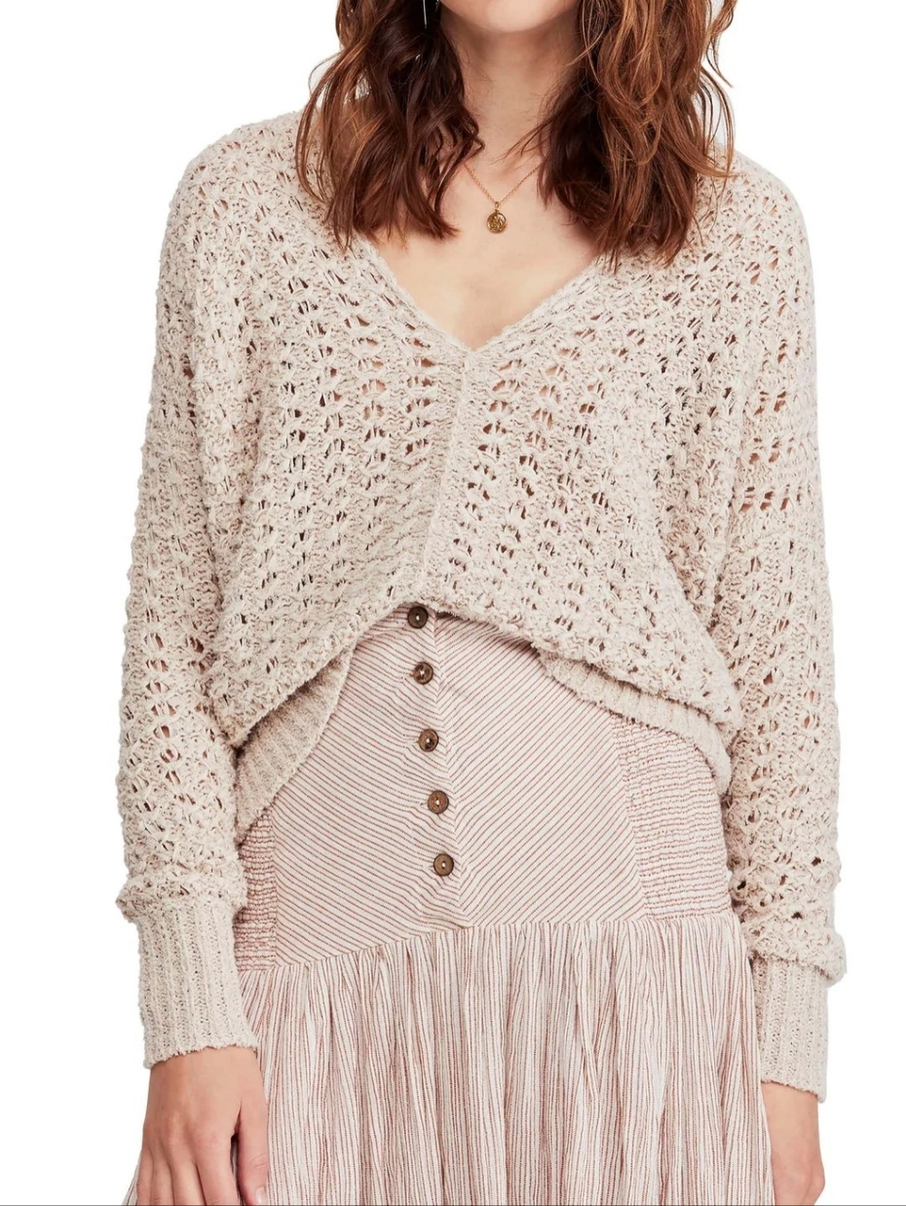 Free People Best Of You Long Sleeve Sweater